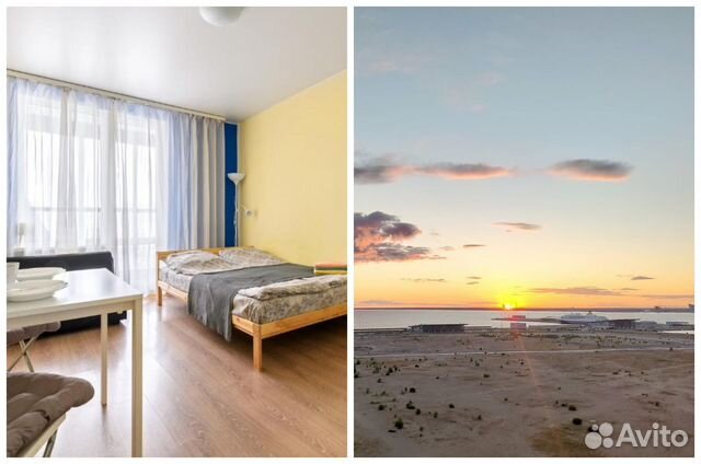 

Квартира-студия, 26 м², 2 кровати