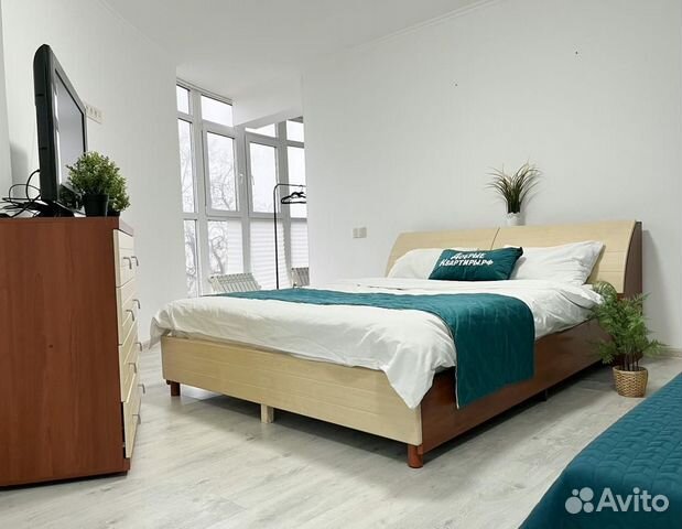 

1-к. квартира, 42 м², 2 кровати