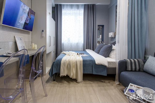 

Квартира-студия, 23 м², 1 кровать