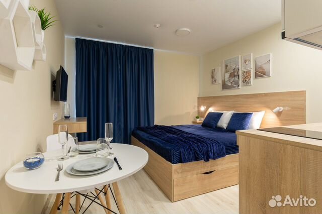

Квартира-студия, 19 м², 1 кровать