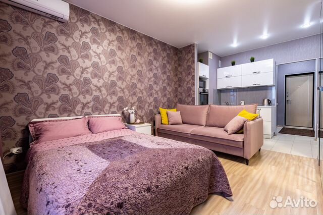 

Квартира-студия, 30 м², 2 кровати