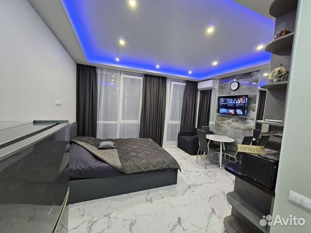 

Квартира-студия, 25 м², 2 кровати