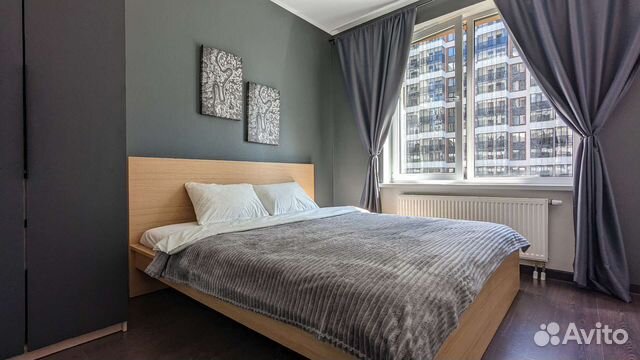 

1-к. квартира, 38 м², 2 кровати