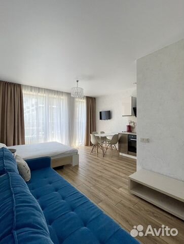 

Квартира-студия, 34 м², 2 кровати