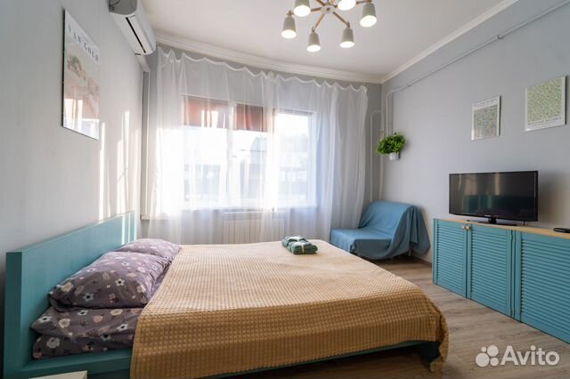 

Квартира-студия, 32 м², 2 кровати