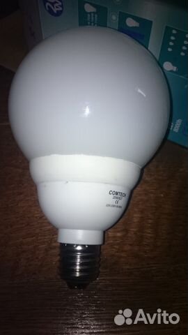 Лампа энергосберкгающая Comtech 220v 20w e27 шар Лампа энергосберкгающая Comtech 220v 20w e27 шар
