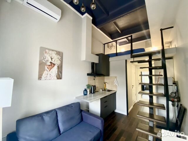 

Квартира-студия, 18 м², 2 кровати