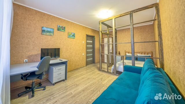 

1-к. квартира, 40 м², 2 кровати