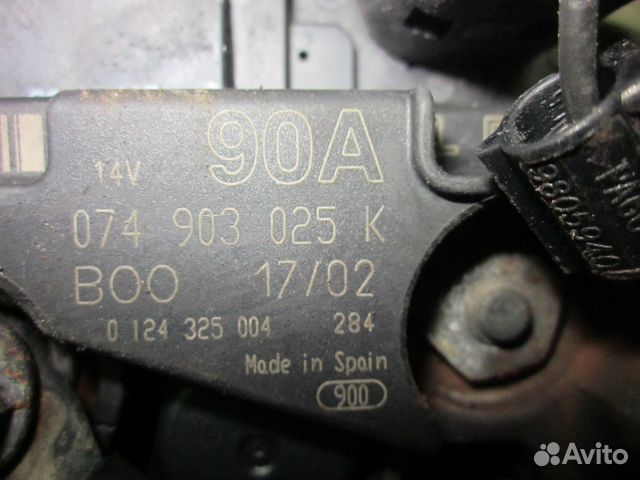 Генератор 074903025К для Фольксваген лт28 лт35 Т4 Генератор 074903025К для Фольксваген лт28 лт35 Т4