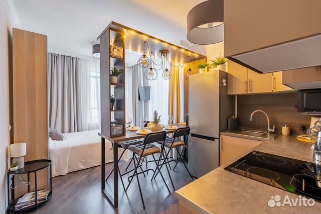 

Квартира-студия, 26,7 м², 2 кровати
