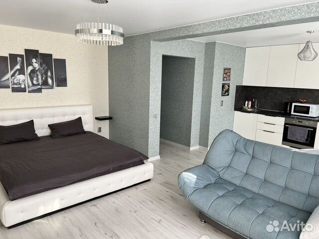 

1-к. квартира, 45 м², 2 кровати