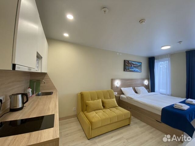 

Квартира-студия в апарт-отеле, 22 м², 1 кровать