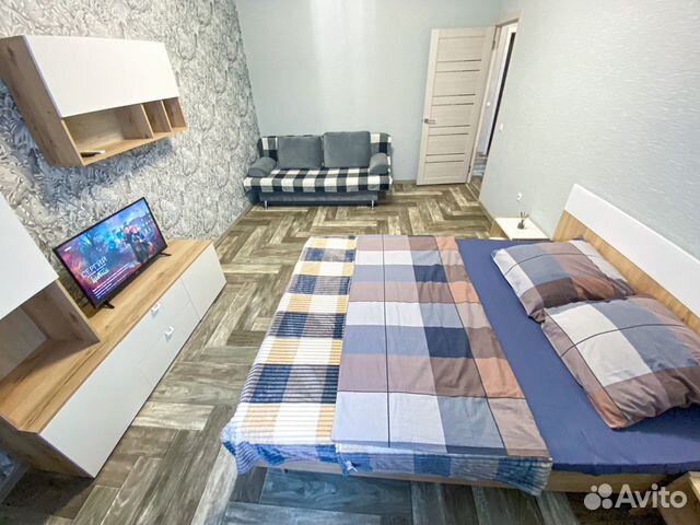 

1-к. квартира, 42 м², 2 кровати