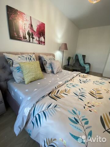 

1-к. квартира, 38 м², 2 кровати