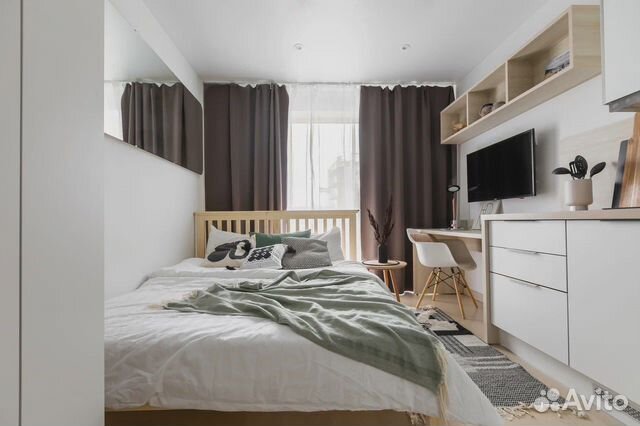 

Квартира-студия, 22 м², 2 кровати