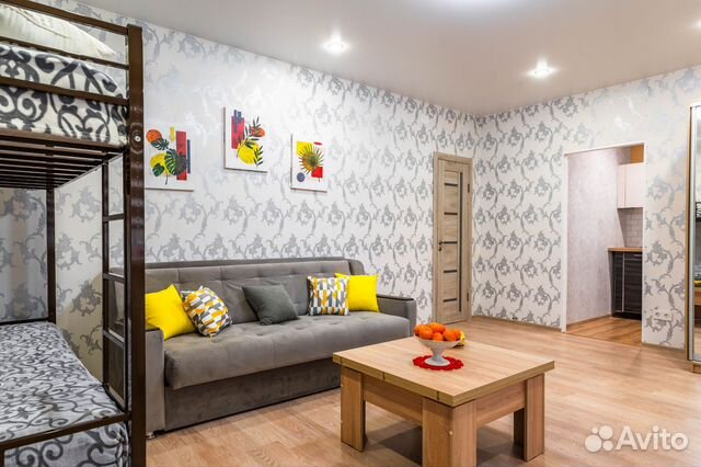 

1-к. квартира, 30 м², 3 кровати