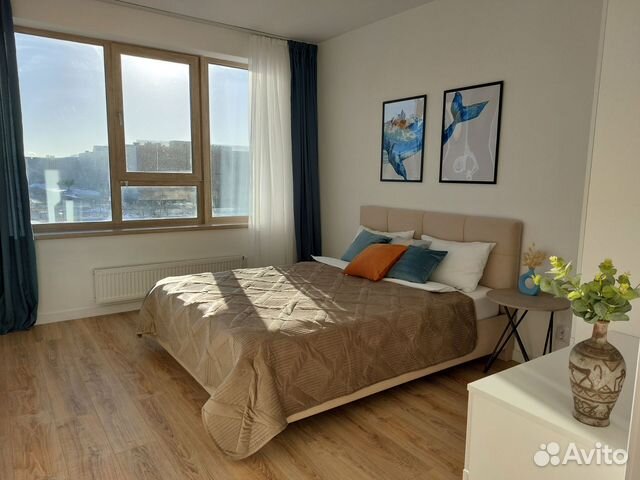 

1-к. квартира, 39 м², 2 кровати
