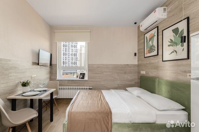 

Квартира-студия в апарт-отеле, 18 м², 1 кровать