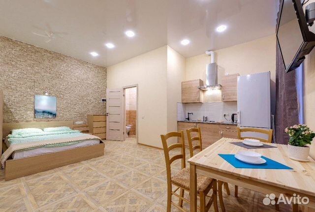 

Квартира-студия, 30 м², 2 кровати