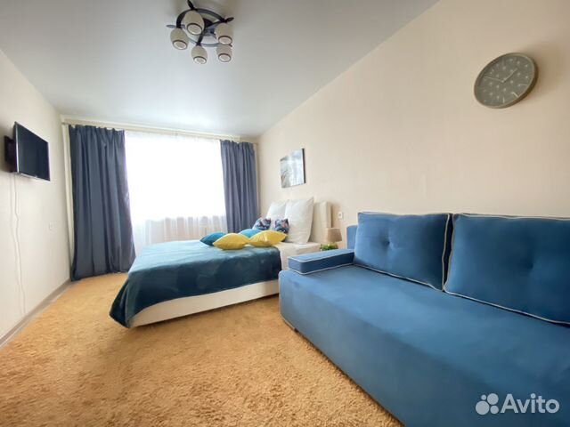 

1-к. квартира, 34 м², 2 кровати