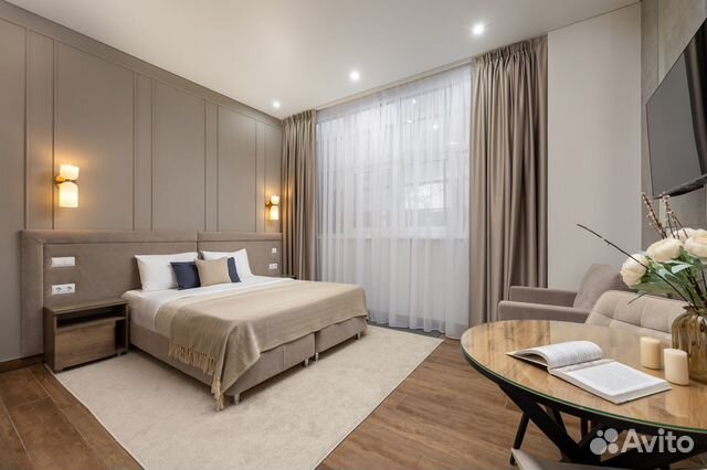 

Квартира-студия, 27 м², 2 кровати