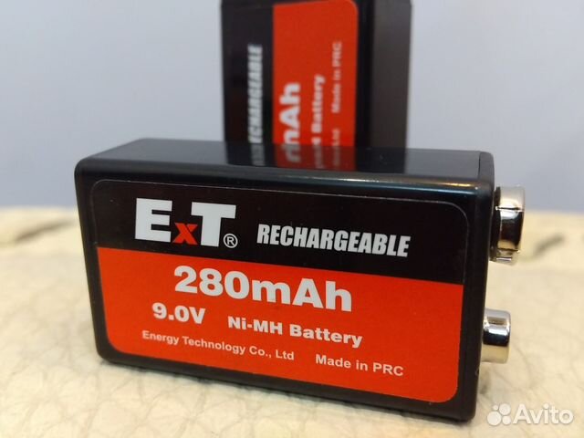 Аккумулятор Ni-MH крона ExT 9V 280mAh Аккумулятор Ni-MH крона ExT 9V 280mAh
