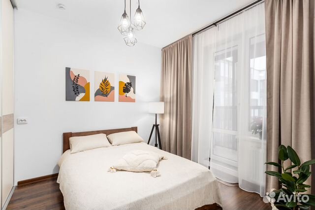 

1-к. квартира, 30 м², 2 кровати