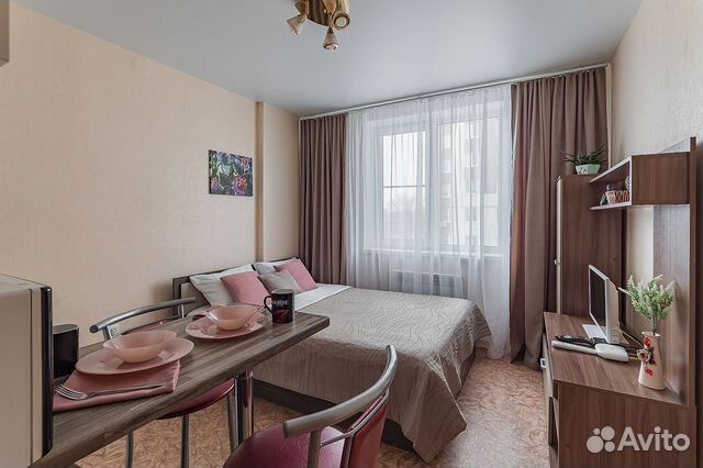 

Квартира-студия, 25 м², 1 кровать