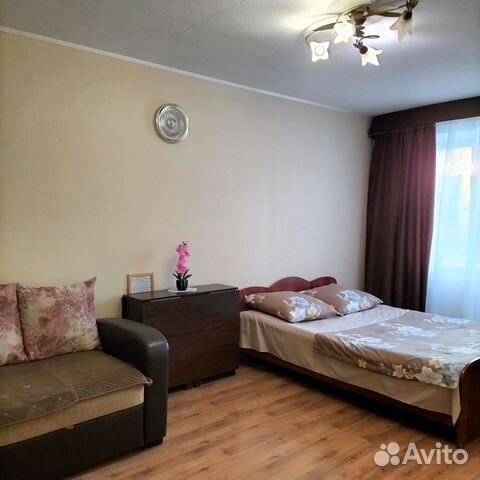 

1-к. квартира, 35 м², 2 кровати