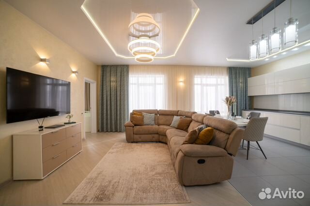 

3-к. квартира, 90 м², 2 кровати