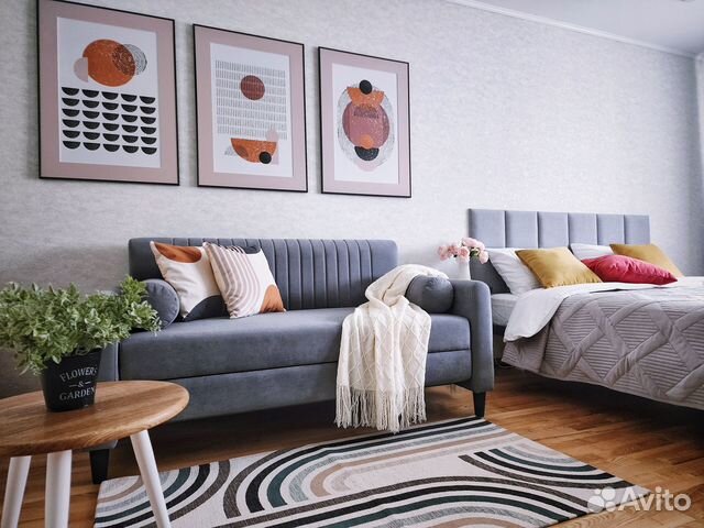 

1-к. квартира, 43 м², 2 кровати