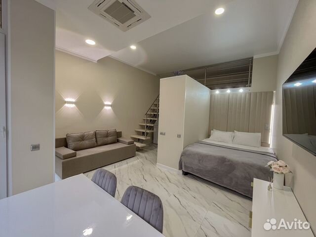 

Квартира-студия, 40 м², 3 кровати