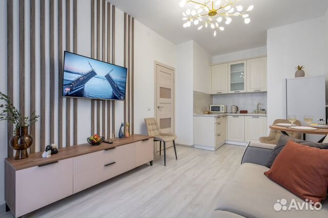 

1-к. квартира, 34 м², 2 кровати