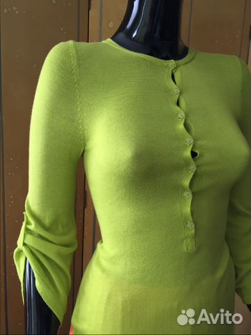 Поло из тонкой вискозы Theory новое