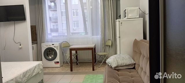 

Квартира-студия, 28 м², 2 кровати