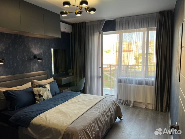 

1-к. квартира, 54 м², 2 кровати