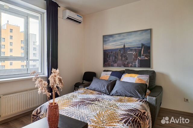

Квартира-студия, 28 м², 3 кровати