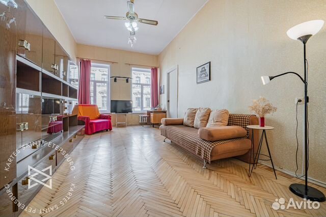 

2-к. квартира, 66,4 м², 3 кровати