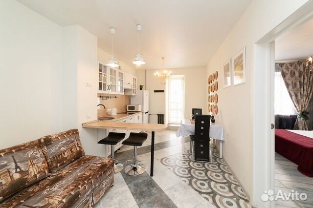 

1-к. квартира, 45 м², 2 кровати