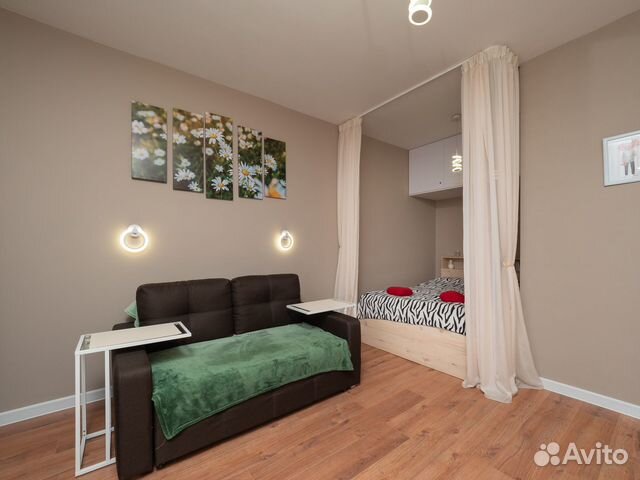 

1-к. квартира, 40 м², 3 кровати