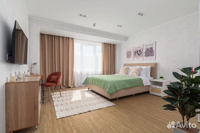 

1-к. квартира, 47 м², 2 кровати