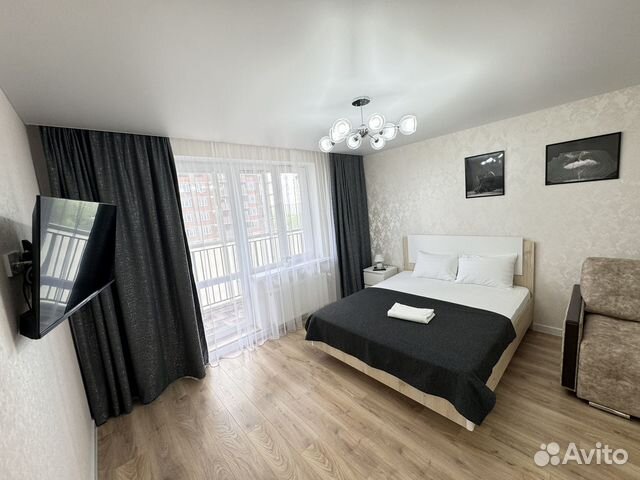 

1-к. квартира, 42 м², 2 кровати