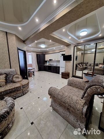 

1-к. квартира, 62 м², 2 кровати