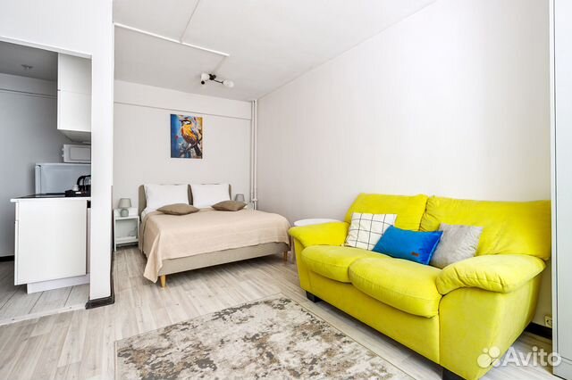 

Квартира-студия, 30 м², 2 кровати
