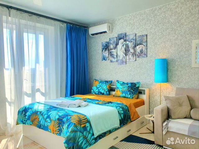 

Квартира-студия, 35 м², 2 кровати