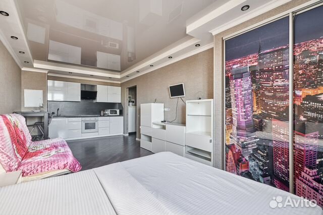 

Квартира-студия, 34 м², 2 кровати