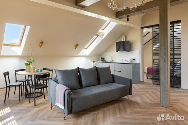 

2-к. квартира в апарт-отеле, 100 м², 2 кровати