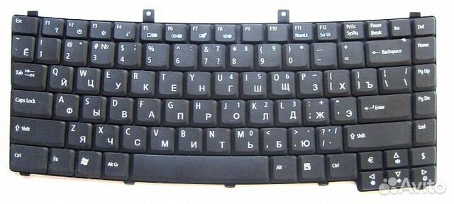 88142272142 Клавиатура для ноутбука NSK-AEA0R (черная) Б/У