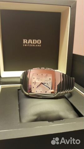 Rado sintra chronograph серая керамика