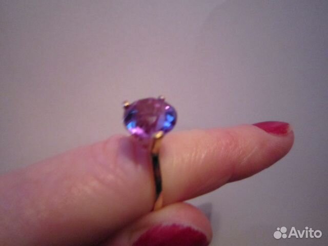 Кольцо с александритом